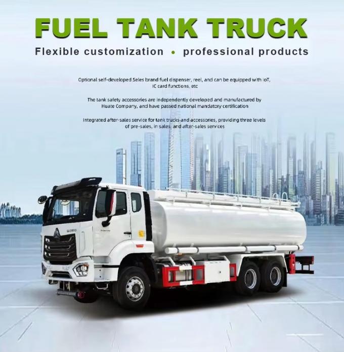 HOWO 4x2 Oil Tanker Truck 6T Flammable Liquid Transport Vehicle Fuel Dispensing 0