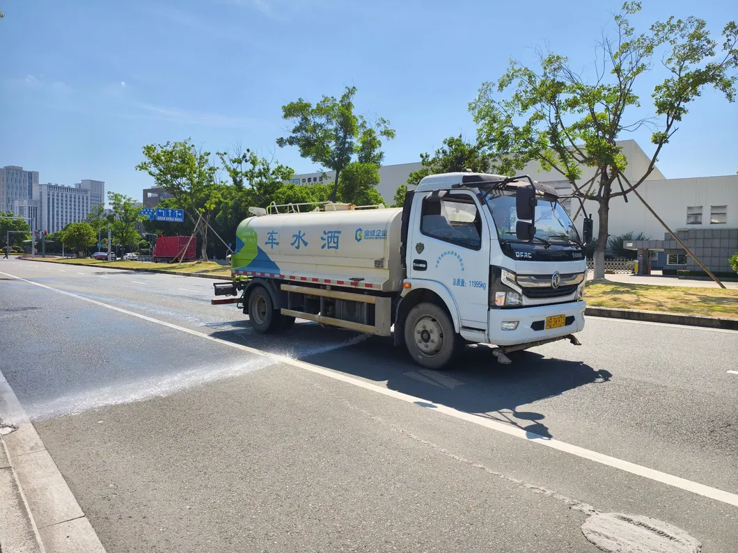 9.7 m³ Pure Electric High Pressure Water Spraying truck