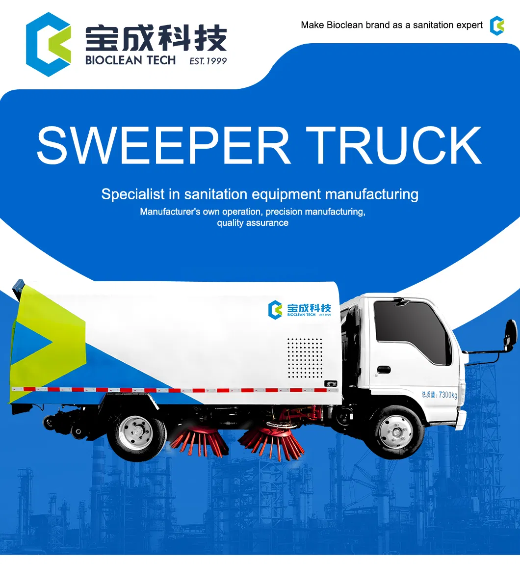 High-Performance 1.2m³ Electric Road Sweeper for Efficient Street Cleaning