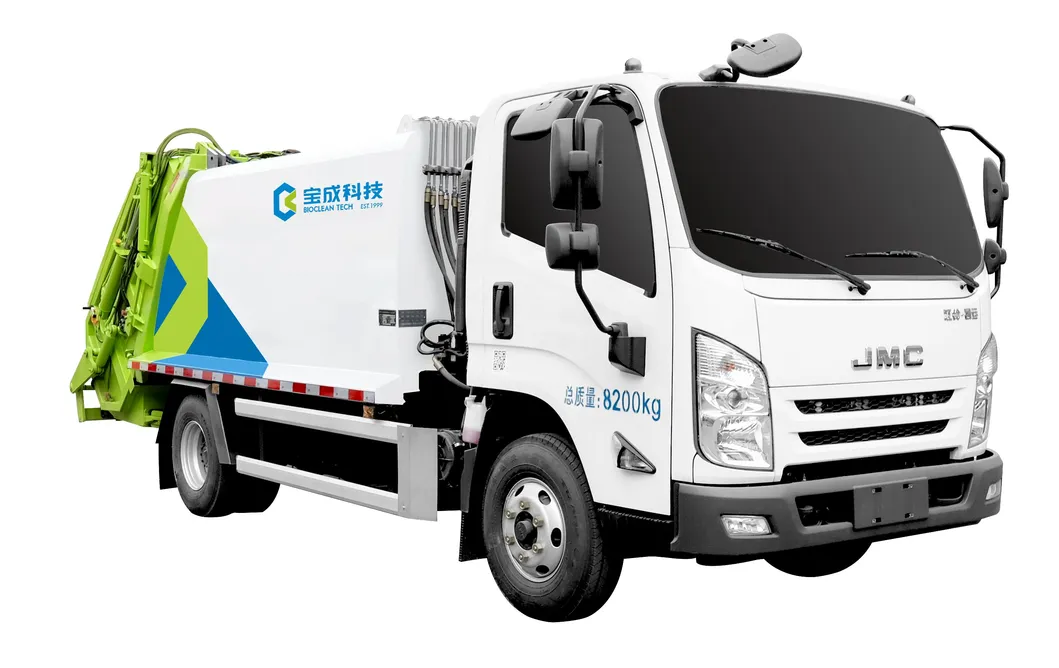 12m³ Electric Garbage Compactor Truck Rear Loading Waste Collection Vehicle