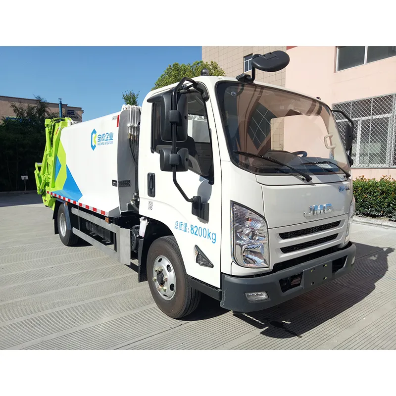 12m³ Electric Garbage Compactor Truck Rear Loading Waste Collection Vehicle