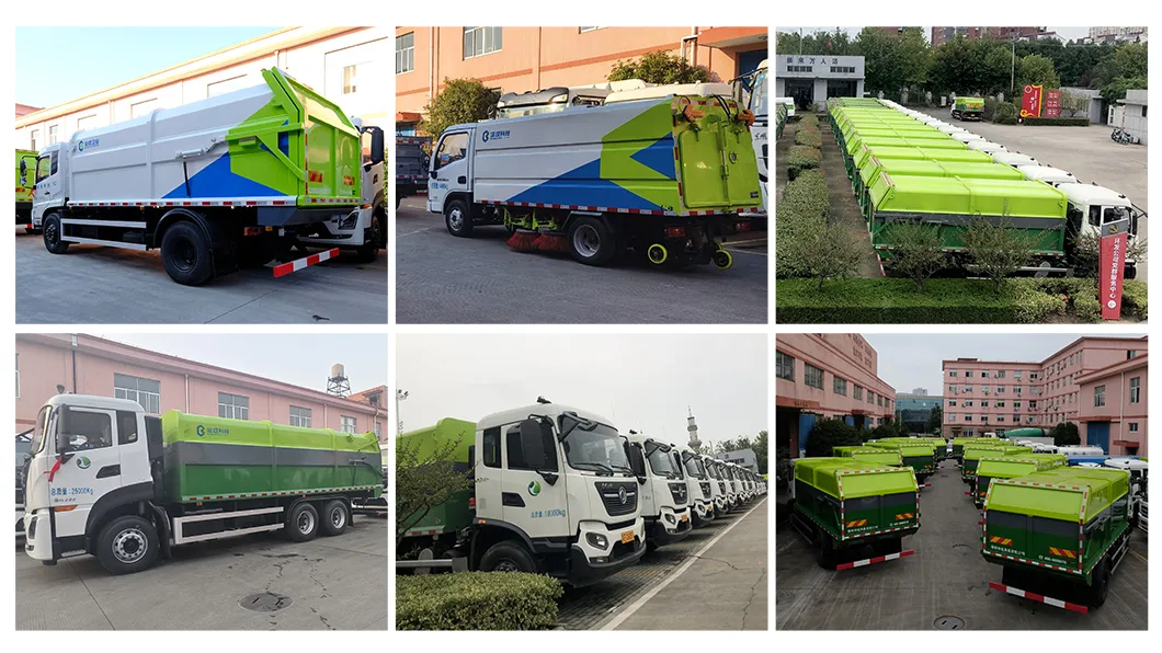 12m³ Electric Garbage Compactor Truck Rear Loading Waste Collection Vehicle