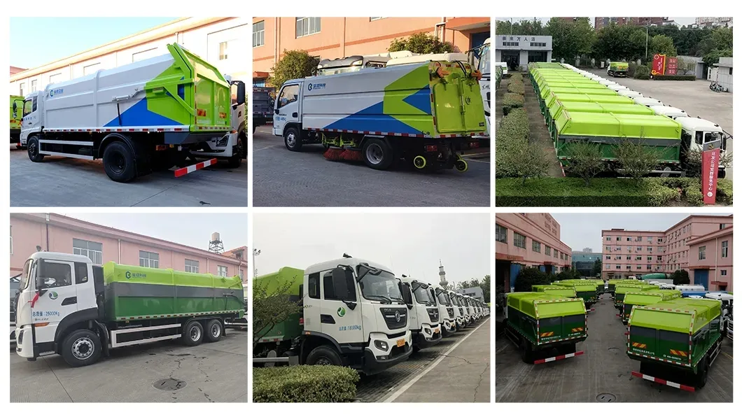 Versatile 6m³ Fecal Sunction Truck with Wash Functionality