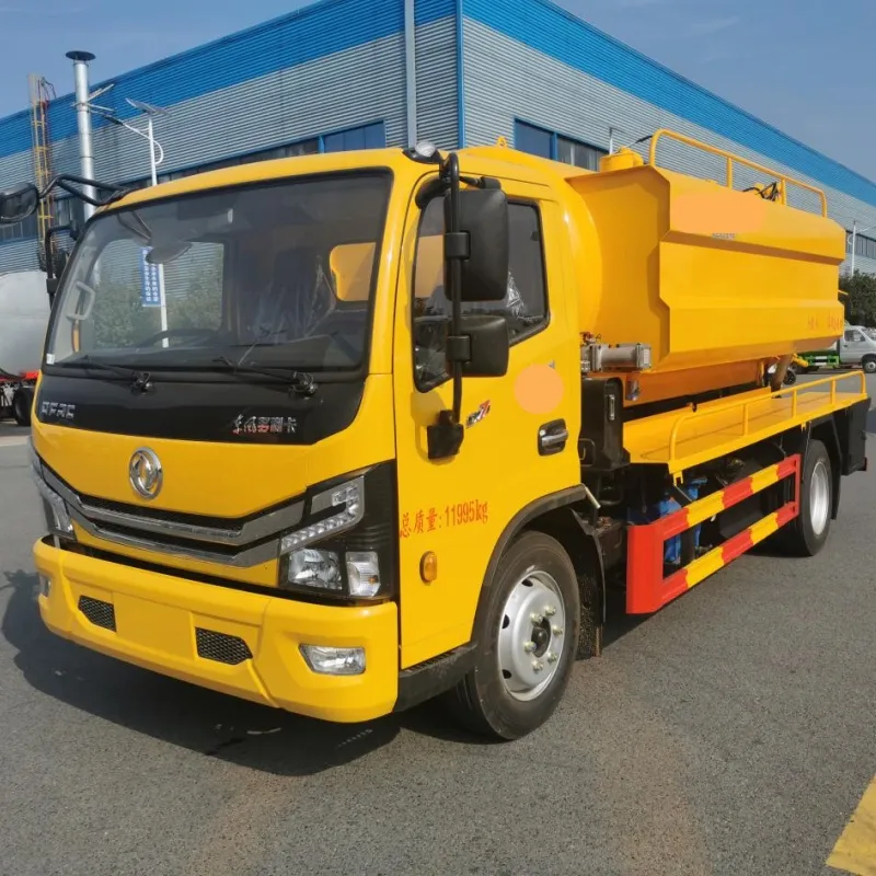 Efficient 10m³ EV/Diesel Sewage Suction Truck with Clean Water Tank