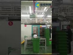 Thùng rác tái chế HDPE 120L quản lý xử lý chất thải thùng rác thùng rác thu gom