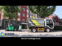 Xe thu gom rác thải thực phẩm nhà bếp điện hữu cơ nguyên chất 3.5CBM