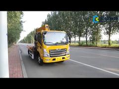 Xe cẩu cứu hộ di động đã qua sử dụng XCMG HOWO cần cẩu gắn cần trục điện 5 tấn