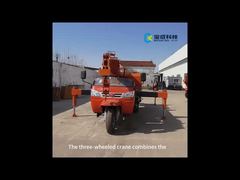 Xe cẩu cứu hộ di động đã qua sử dụng XCMG HOWO cần cẩu gắn trên cần cẩu 6 tấn