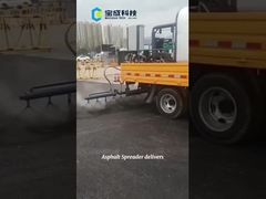 Xe phun nhựa đường nóng gắn trên xe tải 8000L, xe phun nhũ tương nhựa đường áp lực