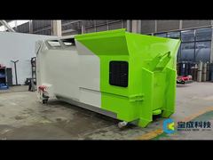 Movable 6m³ Rubbis Auger Marine Solid Hydraulic Refuse Trash Waste Garbage Compactor