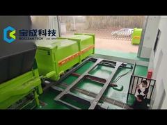 Horizontal 50-200T Smart Bin Auger Marine Solid Hydraulic Refuse Trash Waste Garbage Compactor