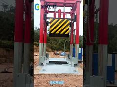 VerticaL 80-120T Hydraulic  Marine Solid   Refuse Trash Waste Refuse Garbage Compactor Plant