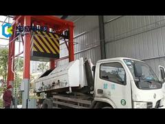 VerticaL 120-300T Hydraulic  Marine Solid   Refuse Trash Waste Refuse Garbage Compactor Plant