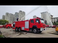 Heavy Duty Sinotruk Howo 6x4 Truck Fire Fighting Tanker High Pressure Pump
