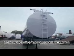 New 3 Axle Petroleum Tanker Semi Trailer 45,000L Fuel Transport truck