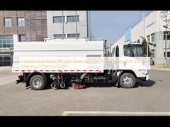Compact and Maneuverable Street Sweeper Truck Designed for Efficient Cleaning in Narrow Streets