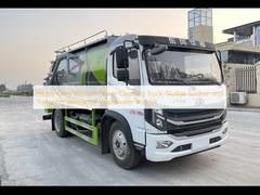 Heavy-Duty Vacuum Sewer Cleaning Truck, Sludge Suction and Transport Vehicle for Wastewater and Silt