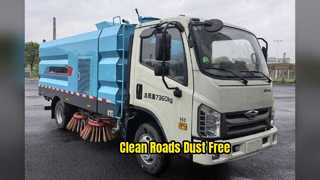 Road Sweeper Truck Debris Dust Control