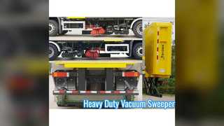 Powerful 5000kg Vacuum Sweeper Truck for Debris