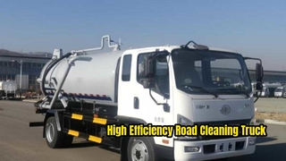 New sewage suction truck