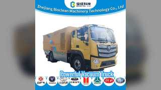 Bioclean Vacuum Truck 8280kg Industrial Cleaning